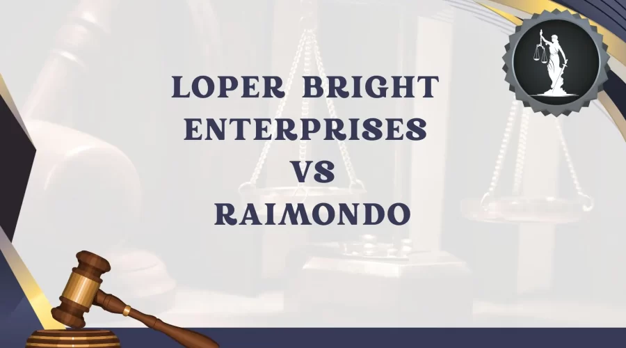 Loper Bright Enterprises v. Raimondo case brief