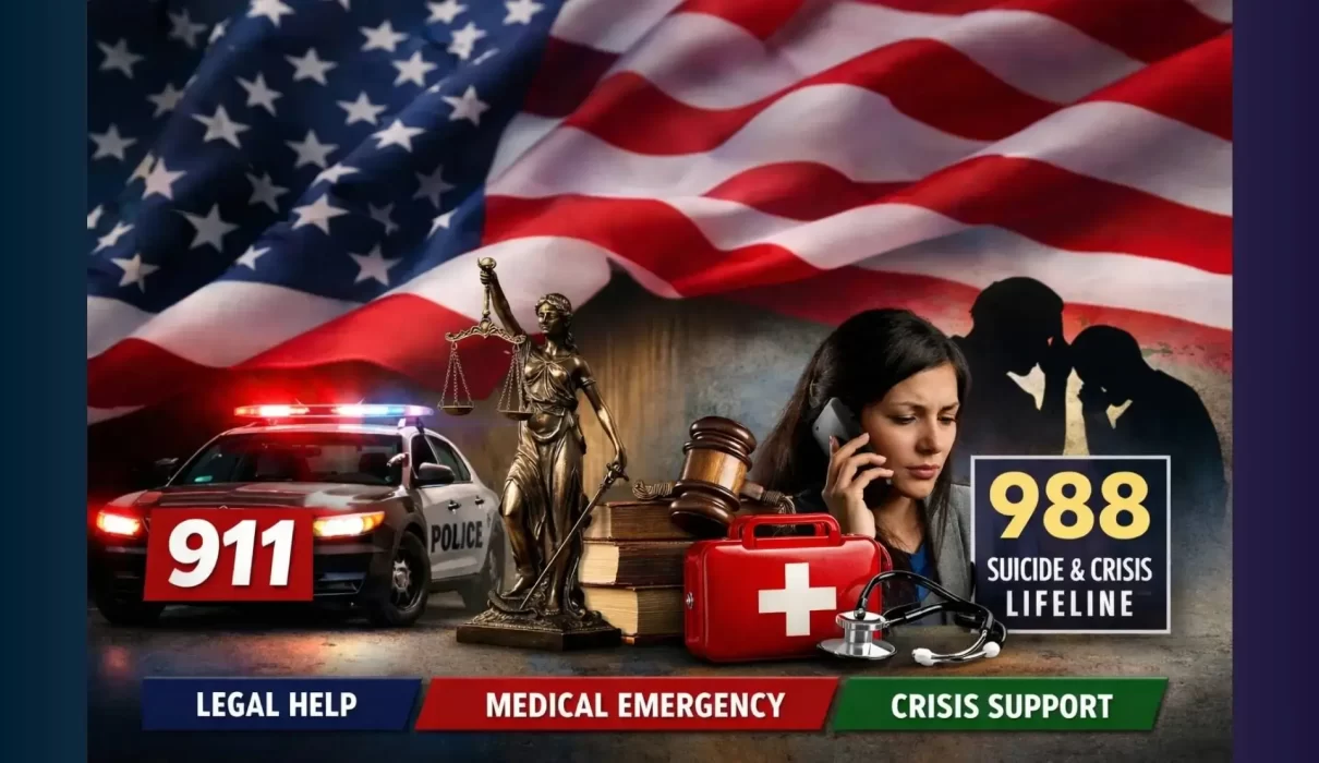 emergency hotlines in the USA