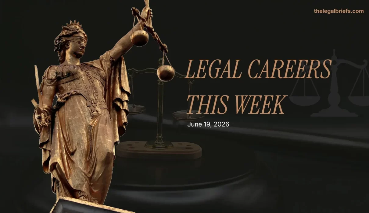 legal careers this week