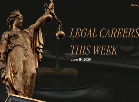 legal careers this week