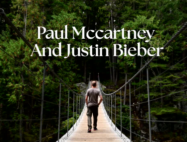 Paul Mccartney And Justin Bieber
