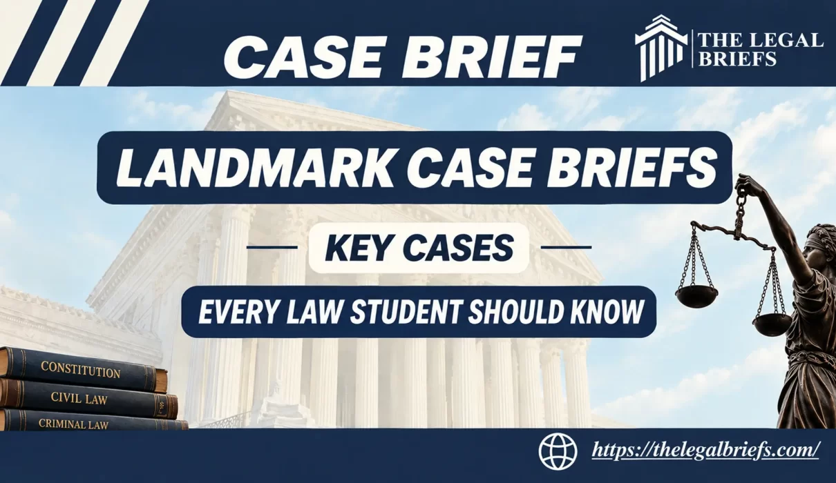 Landmark Case Briefs