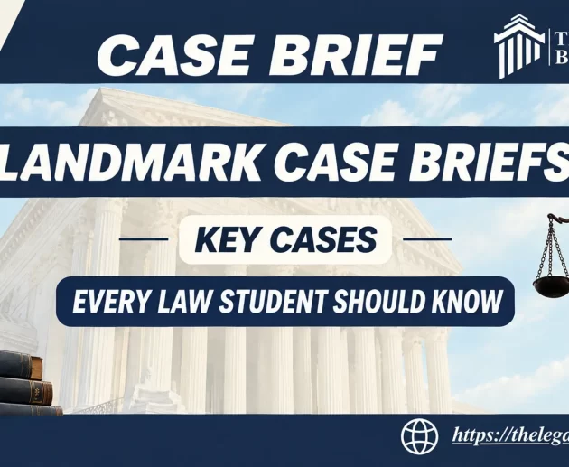 Landmark Case Briefs