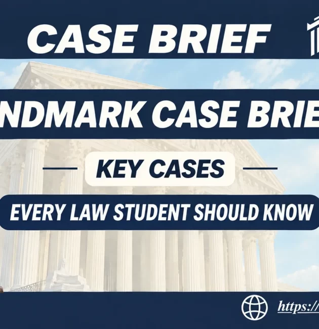 Landmark Case Briefs